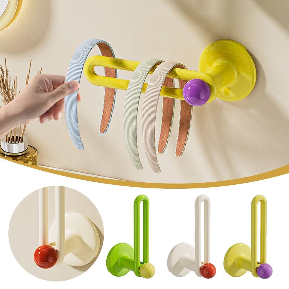 

L-Shape Cloth Hanger Wall Mounted Kitchen Storage Rack Hairband Storage Hook Bathroom Kitchen жовтий