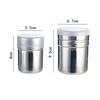 Stainless Steel Fine Mesh Coffee Chocolate Powder Dredger Sifter Duster Shaker