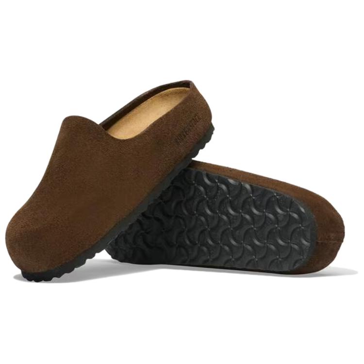Birkenstock Amsterdam Comfortable Versatile Closed-Toe Slippers Unisex slippers Brown 1032552