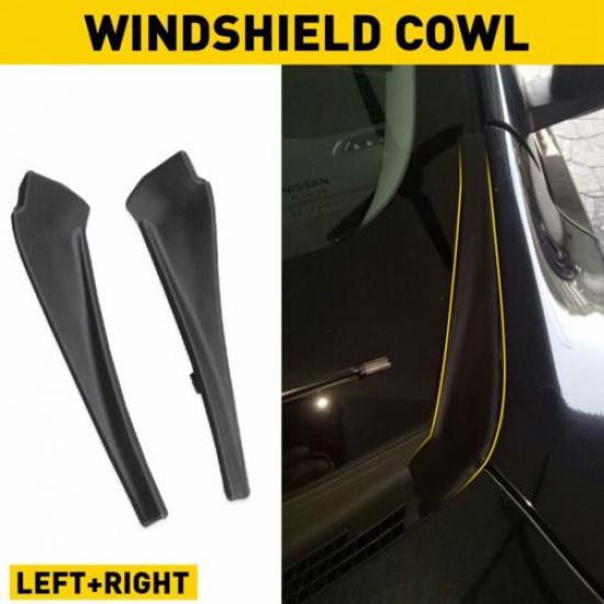 2x Windshield Side Wiper Cowl Extension Cover For Trim Nissan Rogue 2014- EA