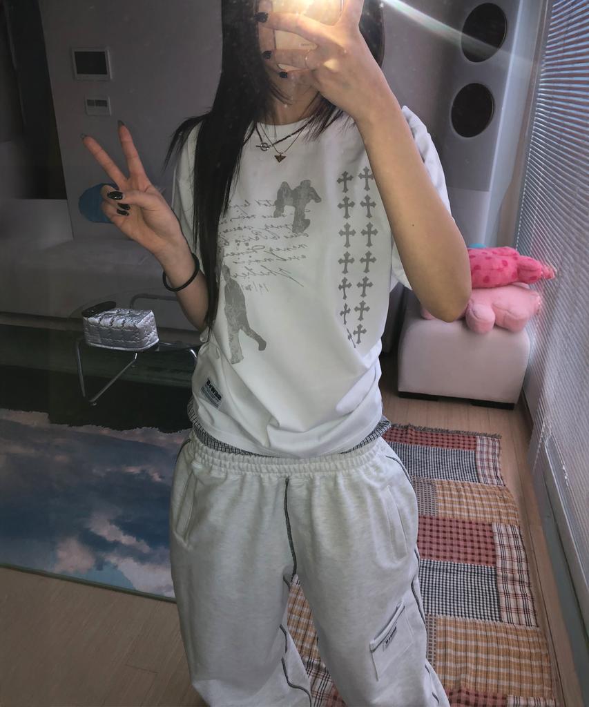 Ssobi Walk Oversized Short Sleeve Tee