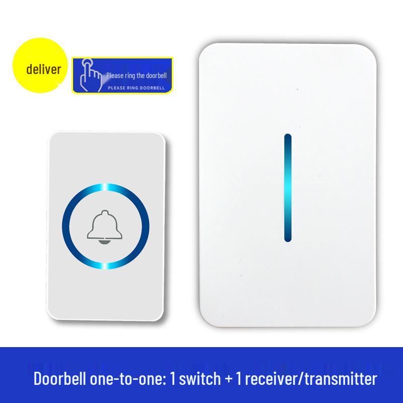 Smart Long-Range Wireless Doorbell with Elderly Call Button