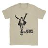 The King of Pop Michael Jackson Men T Shirt  Amazing Tees Short Sleeve Crew Neck T-Shirt Cotton Plus Size Clothing