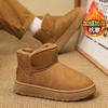 Snow Boots Winter Warm Piled Thickened Short Boots Platform Bread Shoes Cold Resistant High Top Cotton Shoes