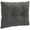 R Back Cushion PUTTEN 100percent Polyester Anthracite 50 X 40 X 10 Cm
