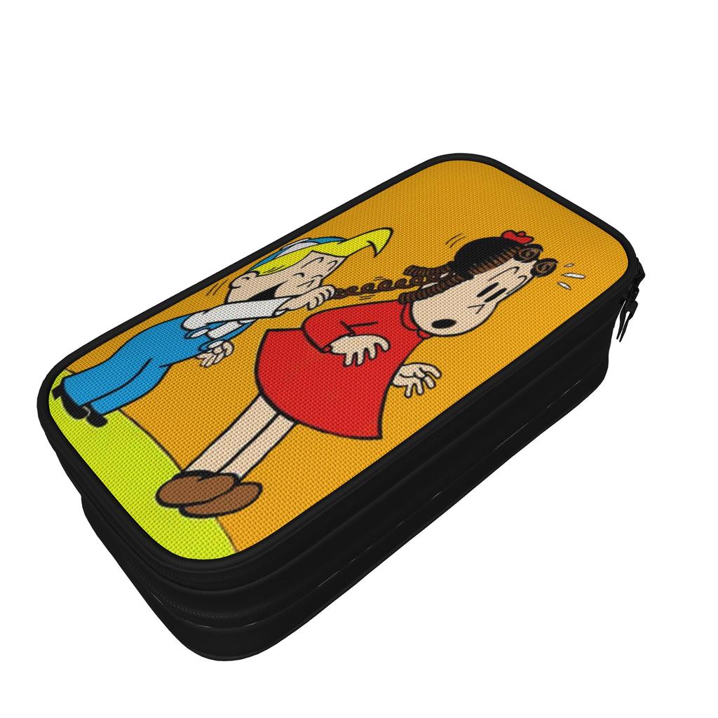 Large Pen Box Littles Lulus Office Accessories Double Layer Pencilcase Women Makeup Bag Birthday Gift