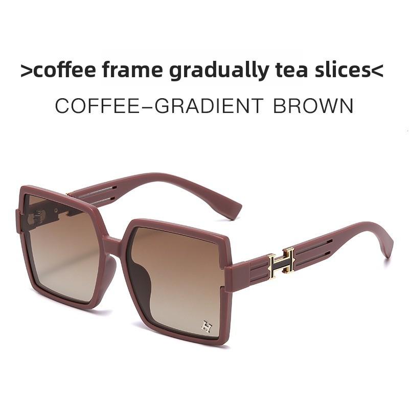 Pc Frame Oversized Sunglasses For Women With Uv400 Protection And Fashionable Style For Travel And Parties