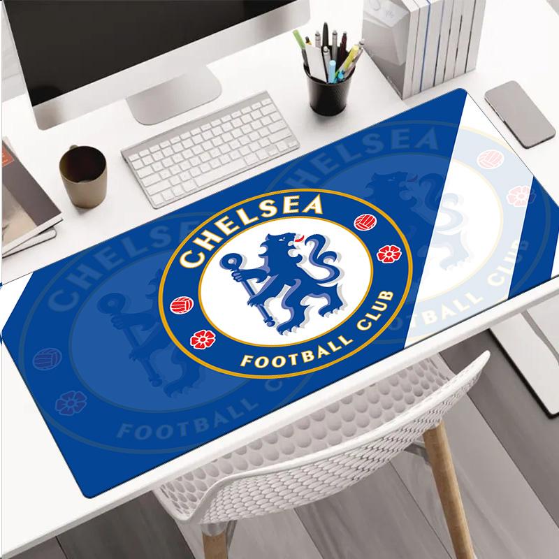 Chelsea Football Club Crest mouse pad, rubber base, esports desk mat, mouse pad for gamers and office use, gaming desk , easy to clean mat