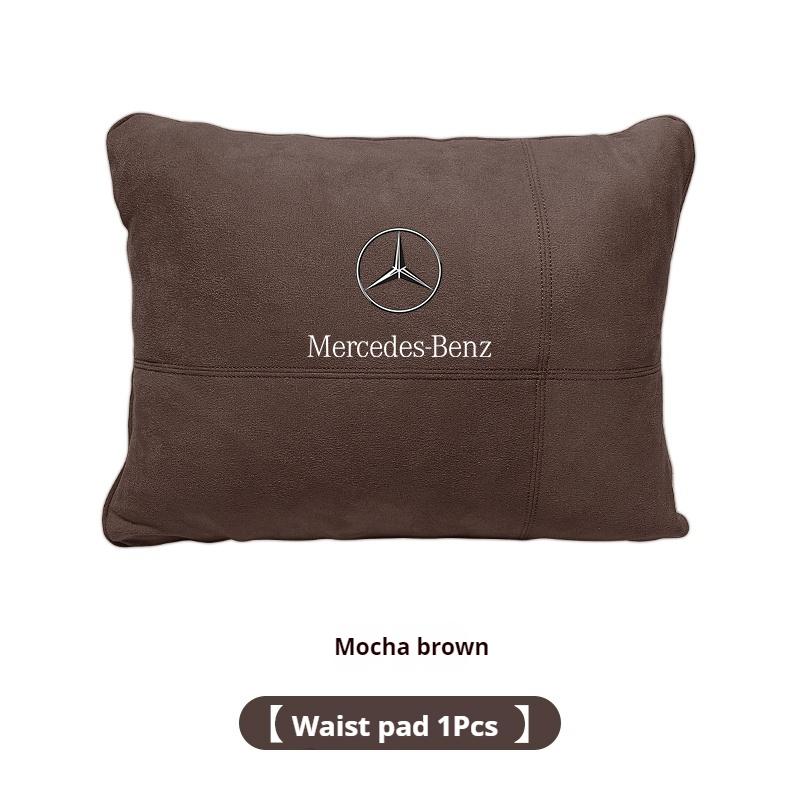 Car Sticker Mercedes Benz A B C E S V R Class GLB GLC GLE Sprinter Pilot SLK SLC AMG W204 ML Car Headrest Neck Support Seat Soft