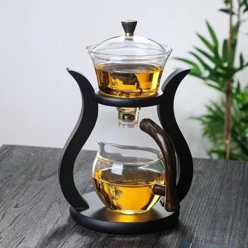 Lussuoso Infusore da Tè Automatico Magnetico in Vetro Borosilicato