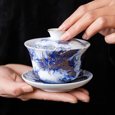 Shangqi Ceramic Sancai Gaiwan