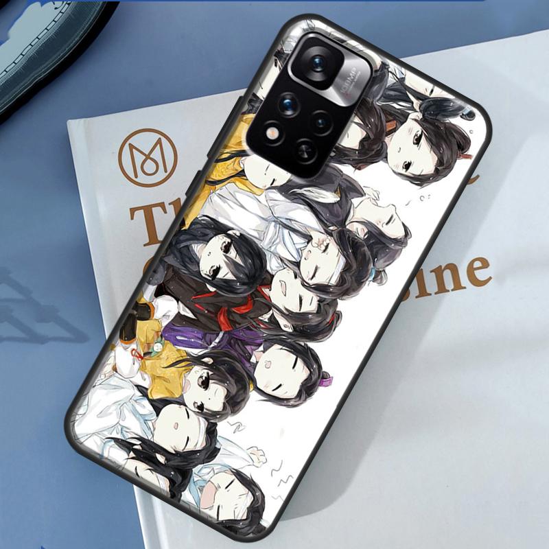 mo dao zu shi anime Case For Xiaomi Redmi Note 12 11 10 9 8 Pro Cover For Redmi Note 10S 11S 10A 10C 9A 9C 12C 9T