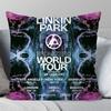 Band L-Linkin From Zero P-Park Pillow Case Square Pillow Bedroom Sofa Leisure Comfort Cushion Living Room Home Decoration 40X40