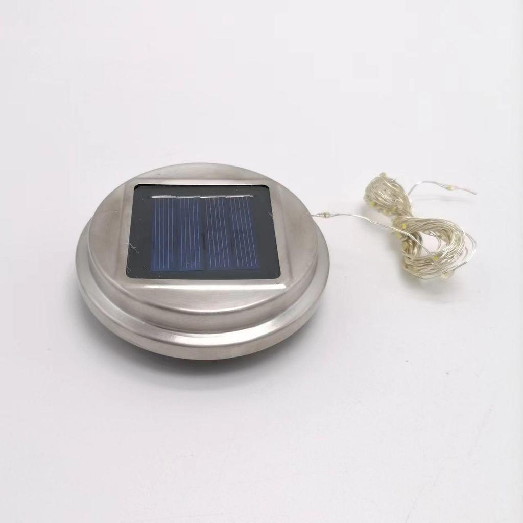 Solar-Kappe mit dekorativer Lichtabdeckung für Kanten von zerbrochenen Flaschen