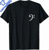 Bass Clef (Vintage Gray Left) Bassist Bass Player Tshirt Music Lovers Custom Printed Unisexs Tshirt Unisex Summer Soft Tops