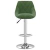 Bar Stool Dark Green Velvet