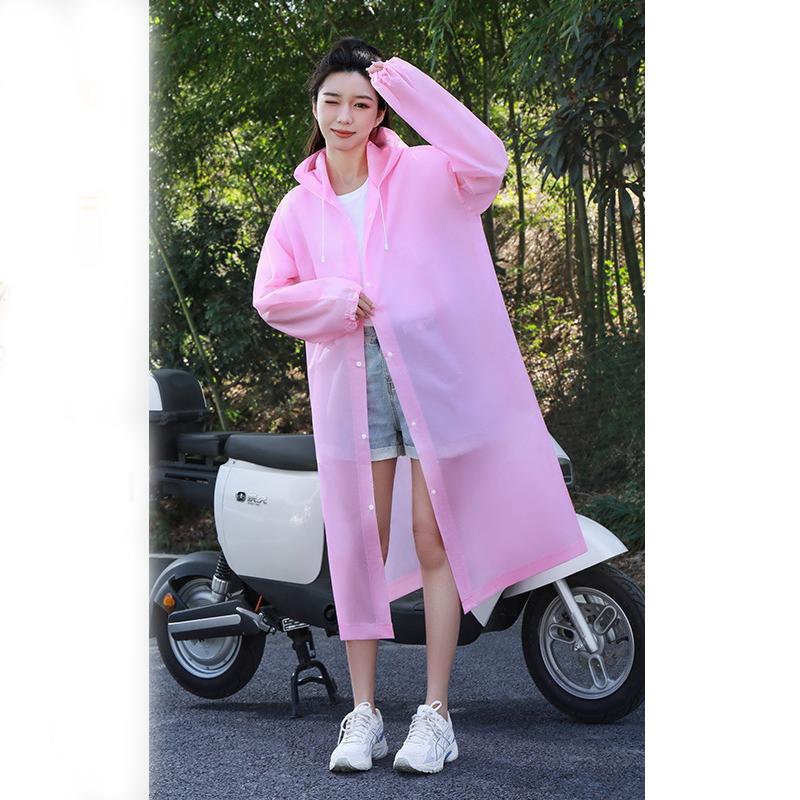 

Взрослый дождевик одноразовый утолщенный для улицы путешествий альпинизма водонепроницаемая дождевая экипировка универсальный цельный дождевик розовый