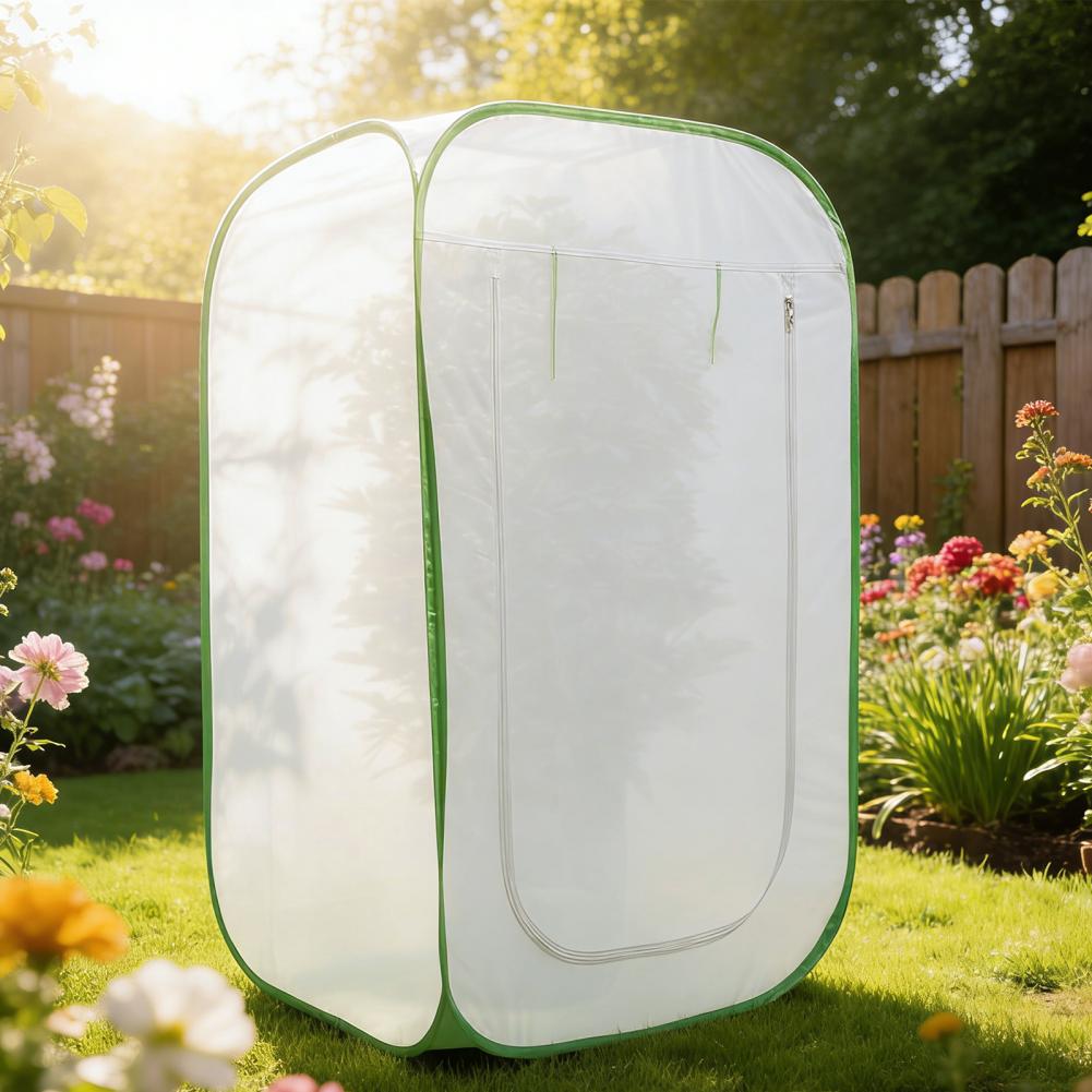 Pop-Up Plant Cover Plants Freeze Protection Tent Door Plant Protector Enclosure Frost Cover Plants Potted Flowers Vegetables
