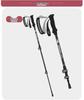 3-Section Telescopic Aluminum Trekking Poles: Multifunctional Hiking and Climbing Cane.