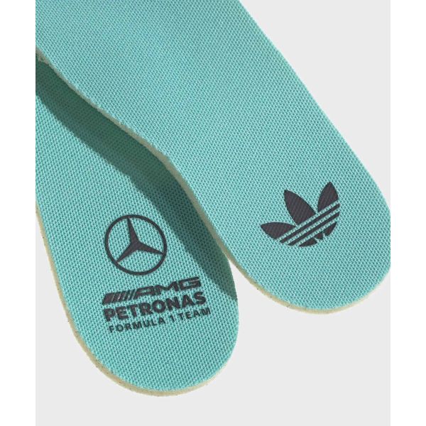 Mercedes AMG x adidas Handball Spezial Cloud White Herren Sneaker Silber-Metallic Gummi KJ1178