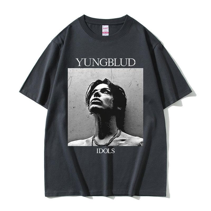 Rocker Yungblud IDOLS Album Tour 2025 T-shirt Men's Women Hip Hop Rock Summer Short Sleeve T Shirts Casual Vintage T-shirts
