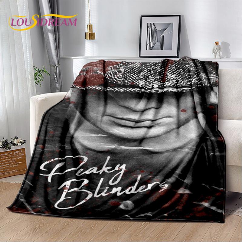 2025 New Tommy Shelby P-Peaky B-Blinders Soft Blanket,Soft Throw Blanket for Home Bedroom Bed Sofa Picnic Travel Cover Gift