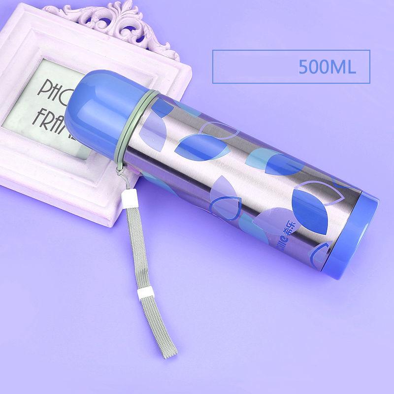 

Large Capacity Thermos Cup 500ml Vacuum Flasks Portable Stainless Steel Thermos Cup Water Bottle Travel Tea Mug Office Thermos Cup 500ml