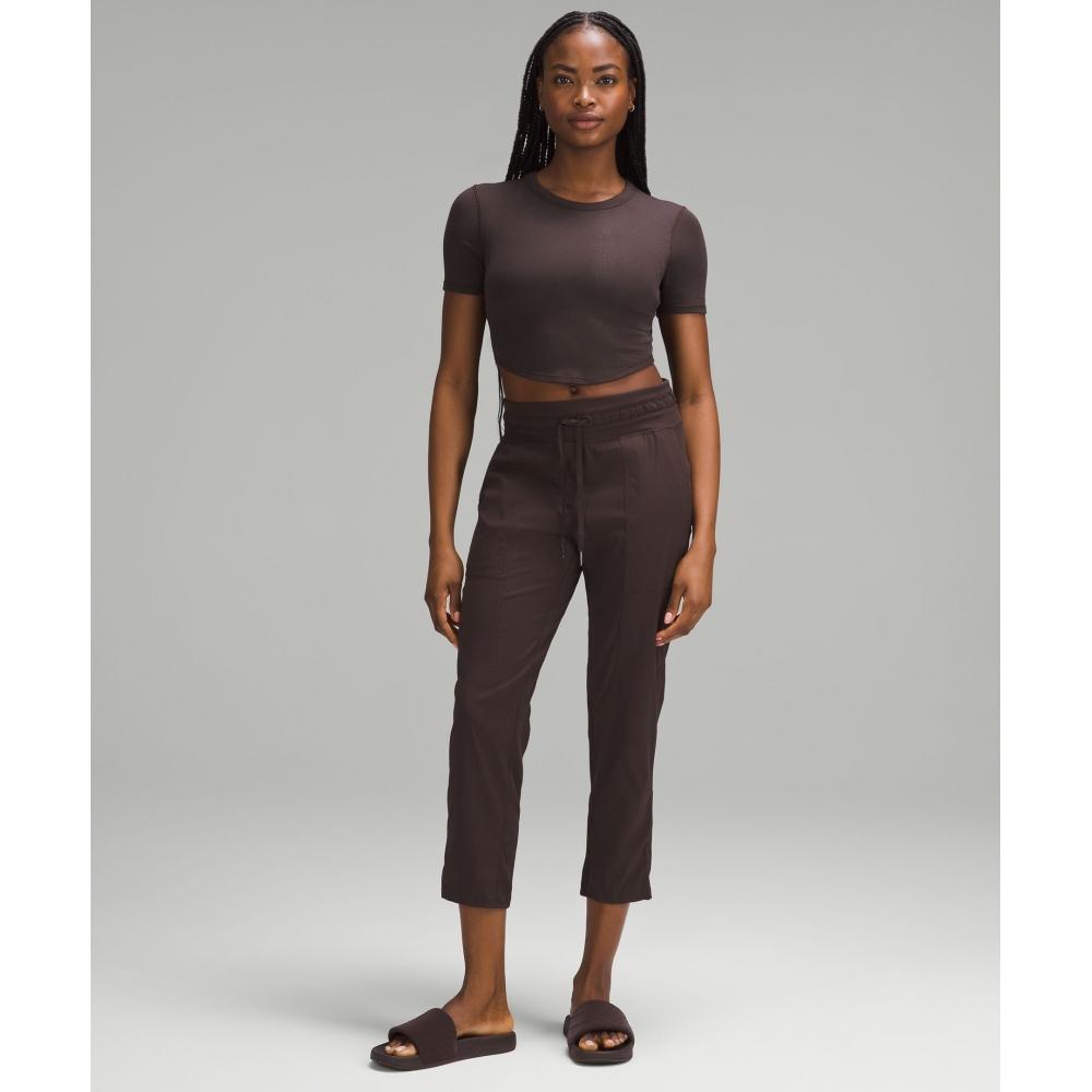 Lululemon Dance Studio Mid Rise Cropped Pant Espresso