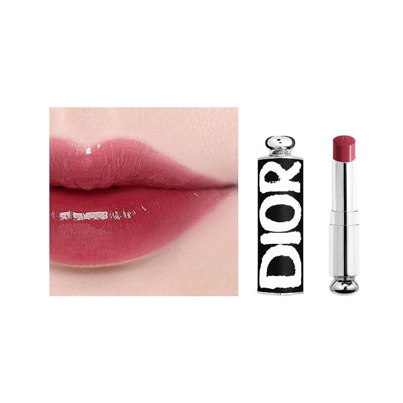 

DIOR Lipstick Two-piece set: Avant-garde black lipstick shell + #667 DIORMANIA Sakura White Peach Jelly Refill 3.2g