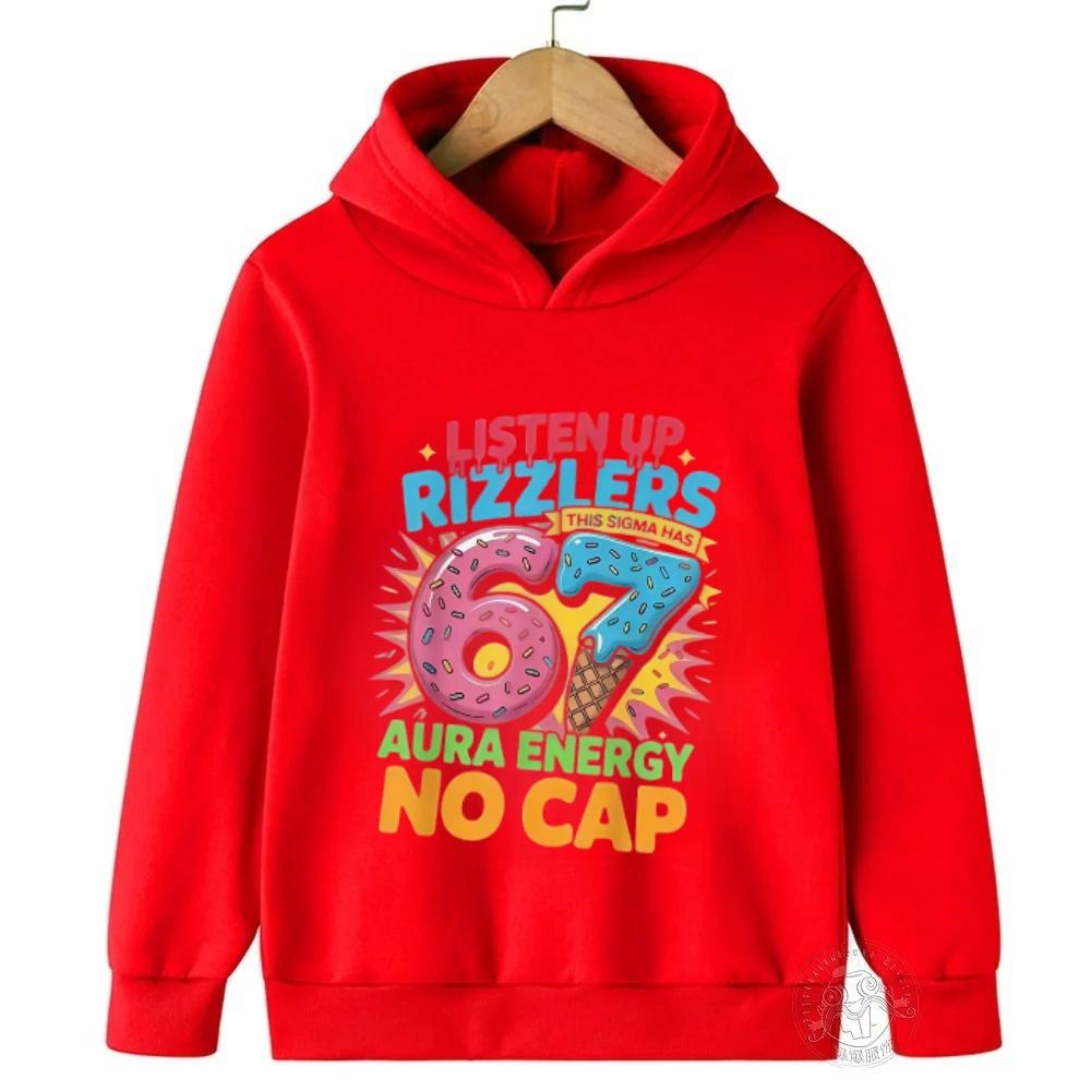 

Cute 67 Meme Kids Hoodie Soft Toddler Hooded Sweatshirt for Little Ones Fashionable and Fun Children s Comfortable Sweatshirt 100