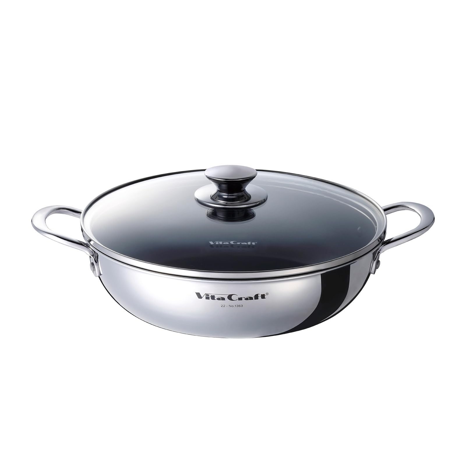 

VitaCraft Table Pan 26cm (with glass lid)