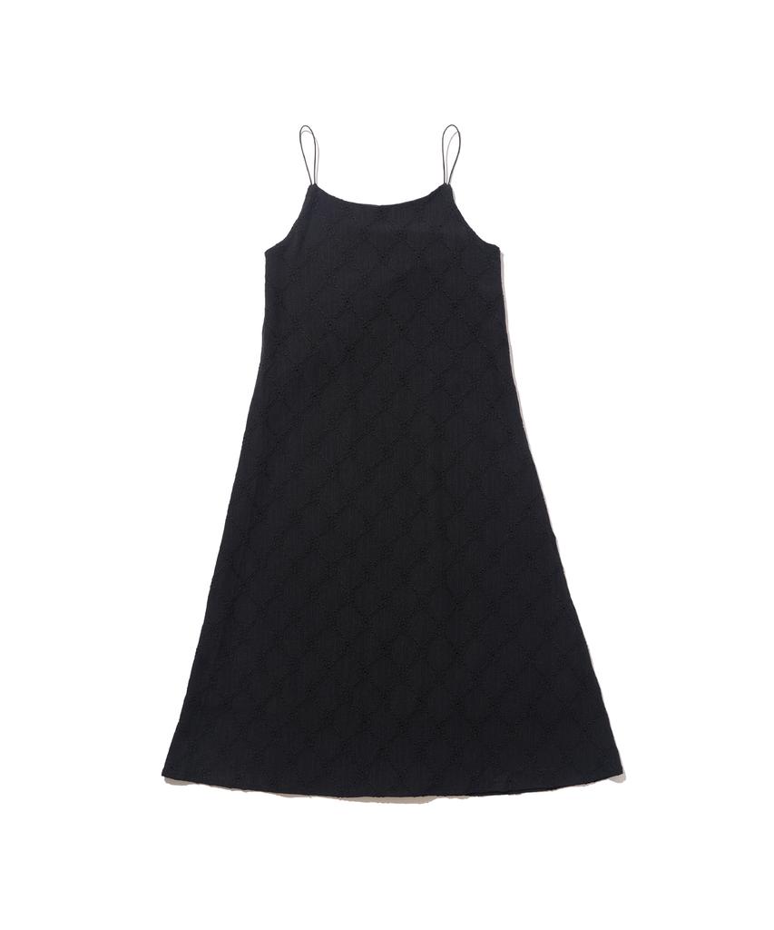 Cargo Bros For Woman Lace Layered Long Dress (Black)