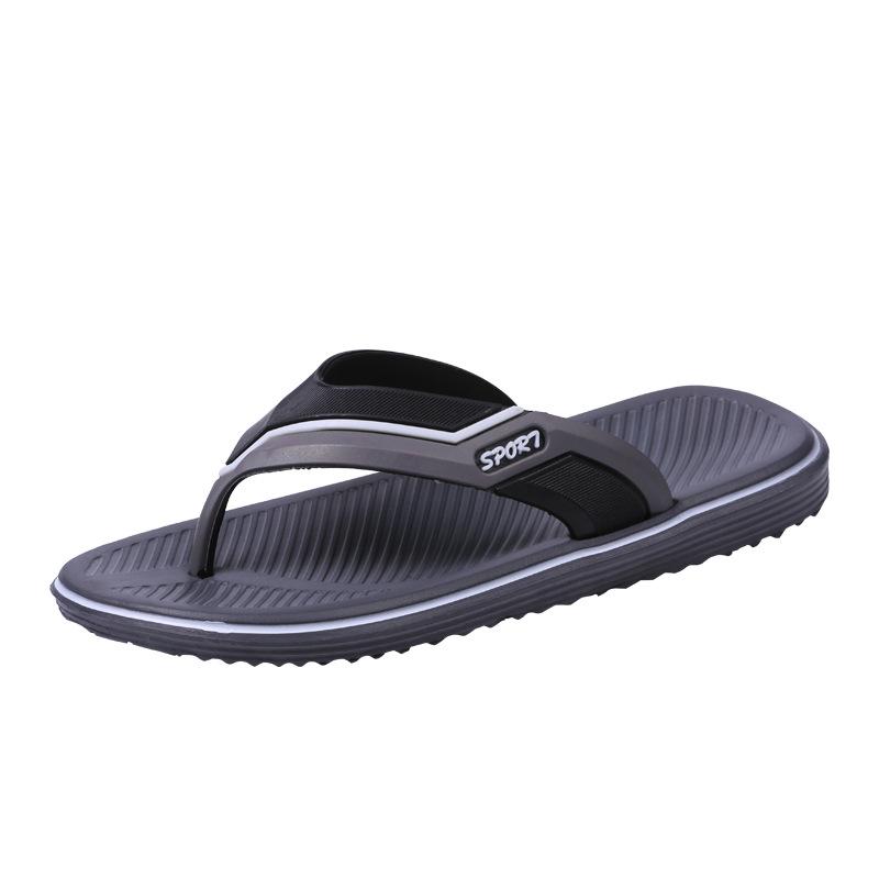 

Новые мужские шлепанцы, уличные нескользящие сандалии, шлепки с перемычкой, модные повседневные пляжные трендовые шлепанцы Size 40-45 Mixed color Mixed size