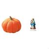 Halloween Pumpkin Sofa Cushion And 2D Acrylic Tabletop Ornament for Unique Holiday Bedroom