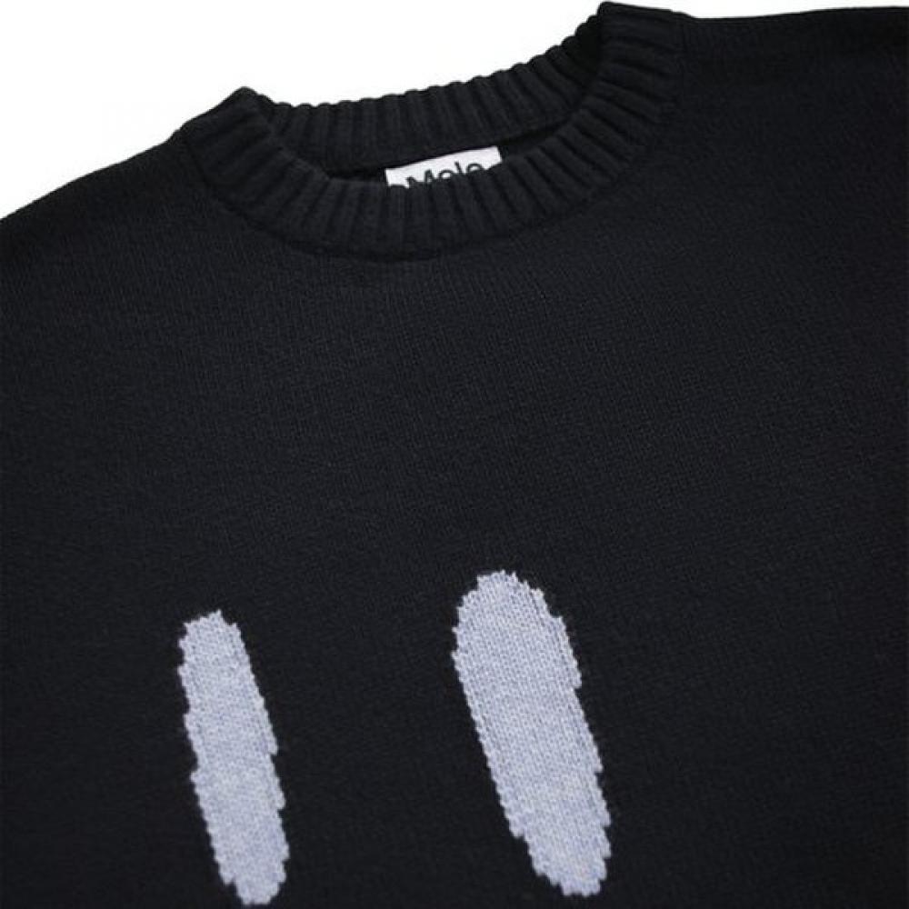 Molo [25fw] 3 16 Years Velo Smile Knit Akhf9kn014