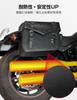 KEMIMOTO Side Bags and Right 30L Large Capacity Motorcycle Saddlebags with Finish for Small Item Easy Black (Left Set) Water-Repellent Storage,