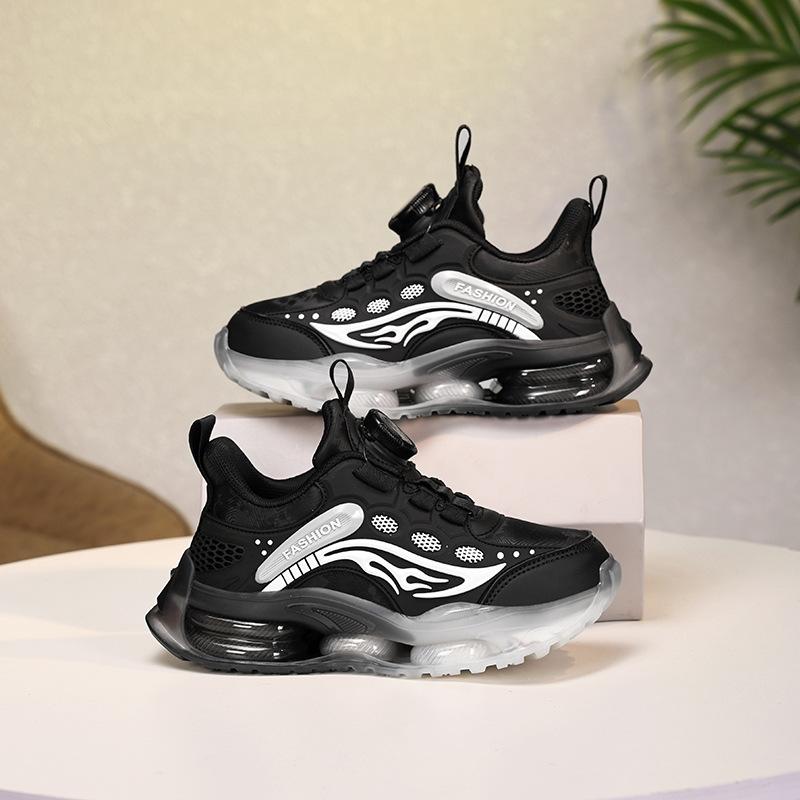 Boys' Sports Shoes Medium and Older Children's 2025 New Girls' Shoes Children's Basketball Shoes Breathable Non-slip Student Shoes