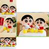 Adorable Crayon Shinchan Plush Toy With Soft Crystal Velvet Fabric Perfect For Kids