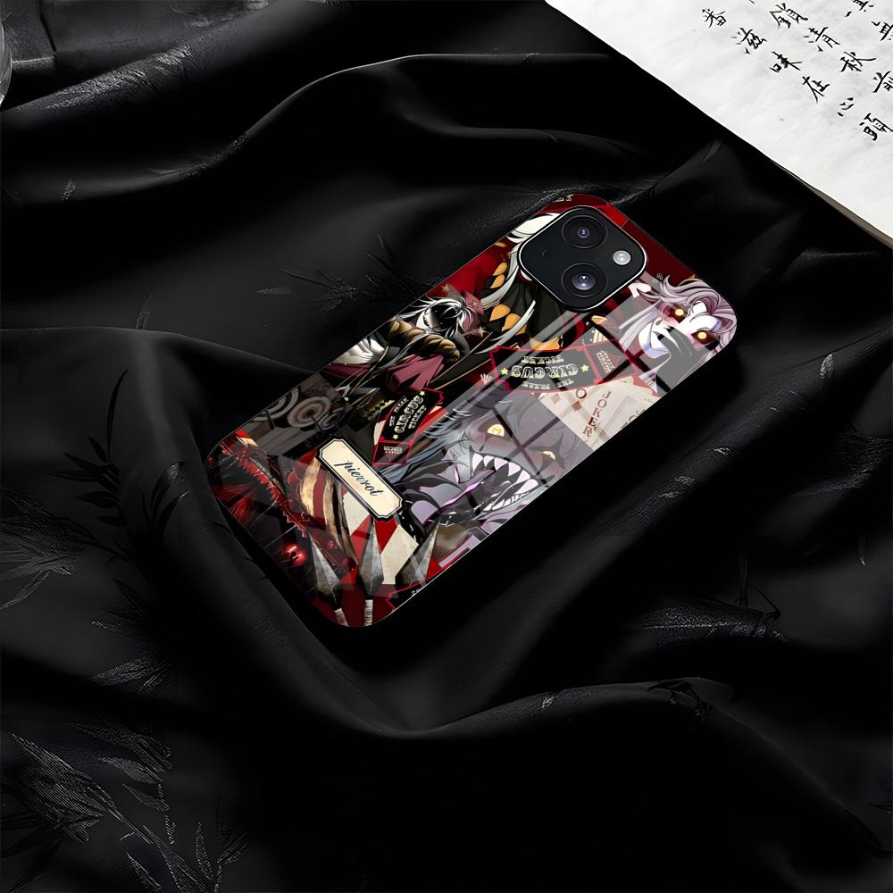The Freak Circus Pierrot Phone Case For IPhone 17 Pro Max 16 15 14 Pro Max 13 11 Plus Glass Cover