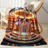 Futuristic Fashion Party Blanket Warmthful Decor Suitable for Couch Sofa Picnics Four Seasons Multipurpose Warmthful Decor