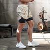 Men's Quick-Dry Double-Layer Breathable Sports Shorts for Squatting, Jogging, and Basketball