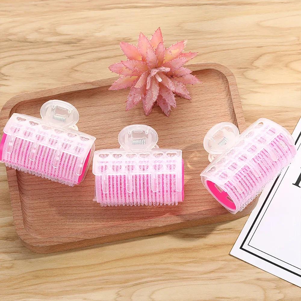 3 szt. wałki do włosów grzywka objętość lokówki plastikowe samoprzylepne grzywka loki rolka modelująca kobiety uroda stylizacja lokówki narzędzia do włosów