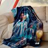 1pc Football Star Messi Blanket, Cozy Valentine's Day Blanket, Multi-functional Nap Blanket Available Throughout the Four Seasons