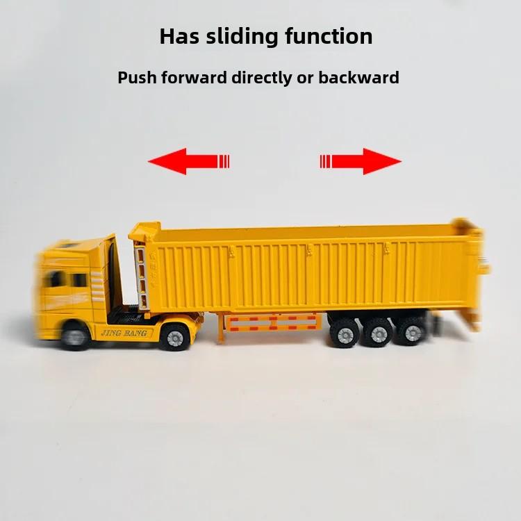 1:60 Alloy Heavy Duty Truck Tipper Model,Engineering Transport Vehicle,Original Packaging Gift Toys