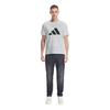 Adidas T Shirts Men's White Crew Neck Moderate Straight Fit H46558