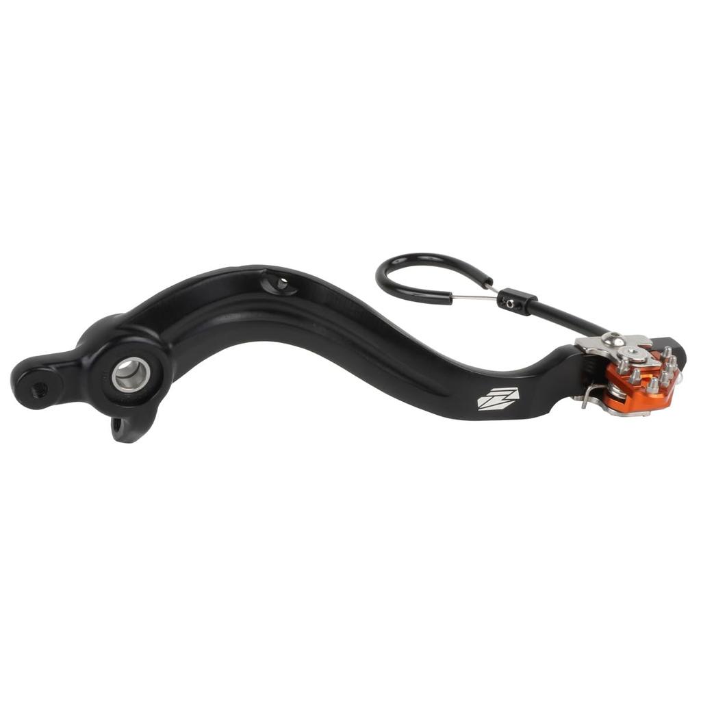 ZETA RACING Trigger Brake F6906 for KTM Dirt Freak Pedal, Orange, (formerly ZE90-7413) 125-500 SX/SX-F/EXC/EXC-F/XC/XC-W/XCF-W.