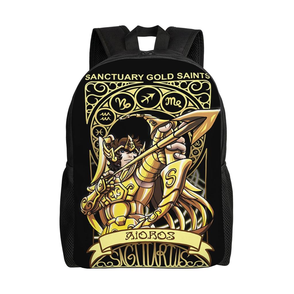 Saint Seiya Backpack Ita Bag  Mochila Light School Retro Washable Rucksack
