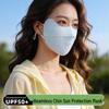 Women's Ice Silk 3D Sun Protection Mask: Breathable, Seamless, Anti-UV Face Cover