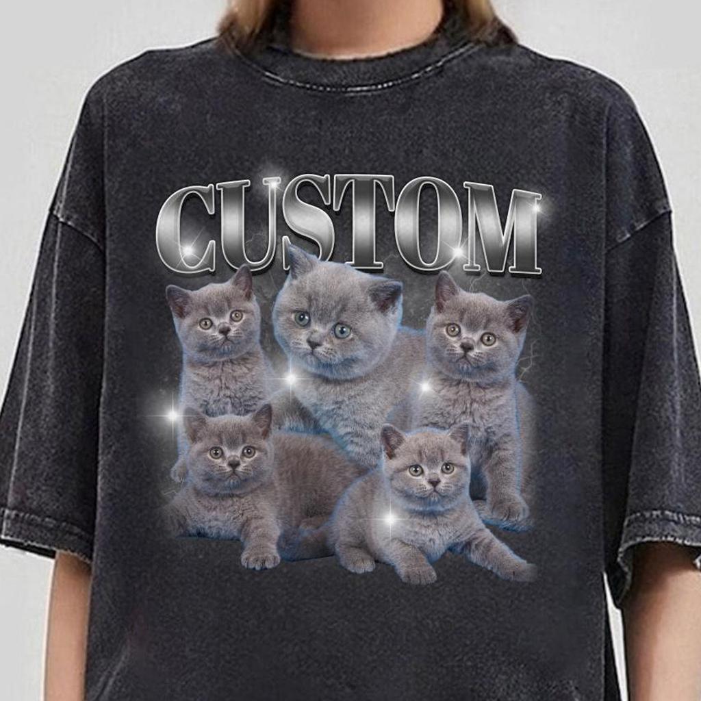 Custom Bootleg Comfort Colors® Shirt, Custom Pet Shirt, Retro Graphic 90s Shirt, Cat Bootleg Shirt, Custom Bootleg Rap Tee Dog, 90S Bootleg