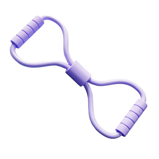 

1/2 шт. фитнес-лента с противоскользящей ручкой в форме восьмерки для мужчин и женщин, растяжка для силовых тренировок, эластичный ремешок, натяжной канат